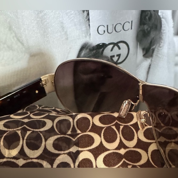 Authentic Coach Sunglasses Bronze